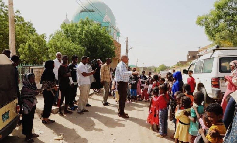 مدارس ورياض البستان بمدني تتبنى أيام ترفيهية للأطفال بمراكز الإيواء 1 IMG 1381