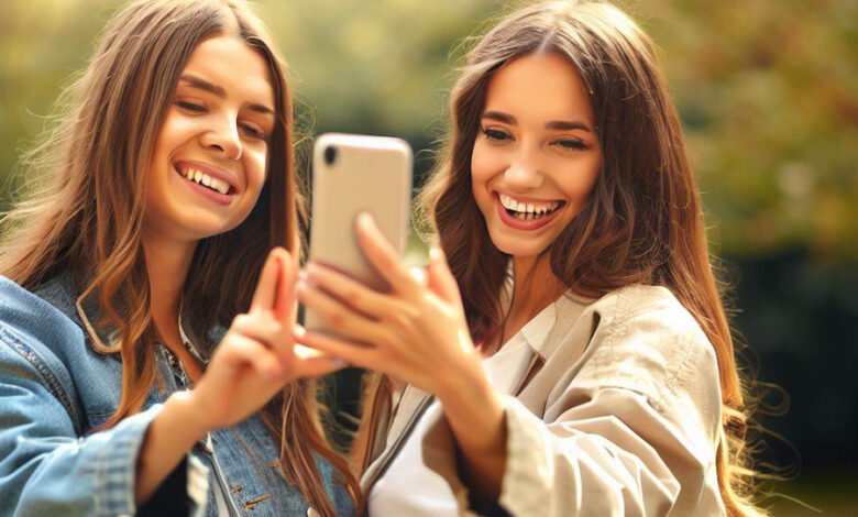 مفاجأة! صور السيلفي تزيد من انتشار قمل الرأس وخاصة البنات 1 selfie mobile