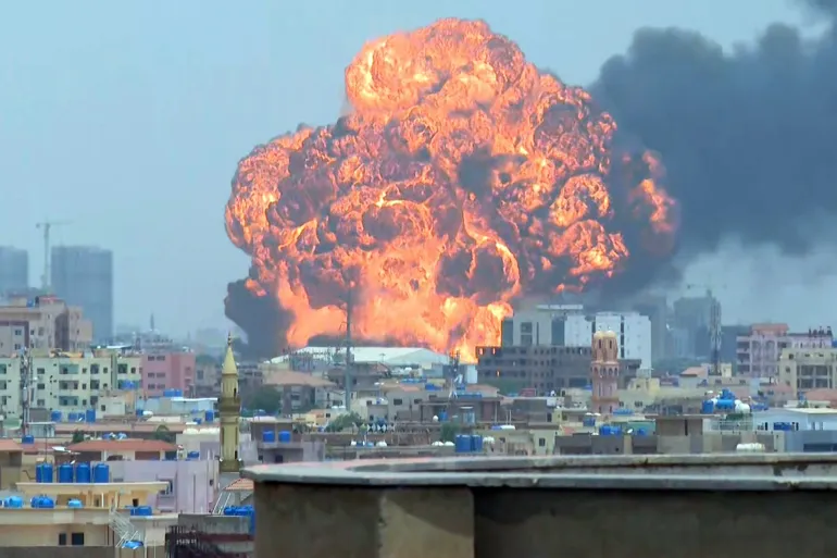 انفجار الخرطوم حرب