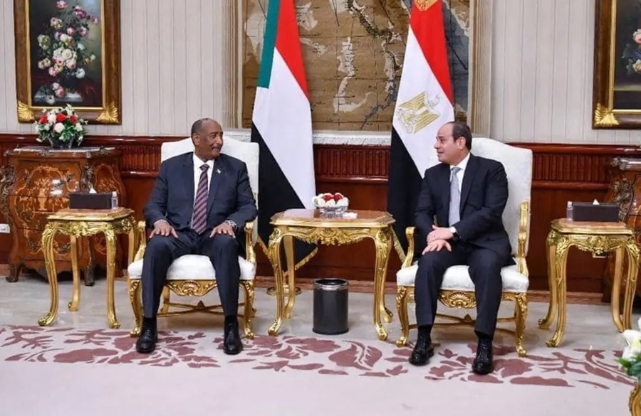 لقاء العلمين: تمسك مصري بالبرهان ورفض لاقتراح الفيدرالية 10 burhan sisi