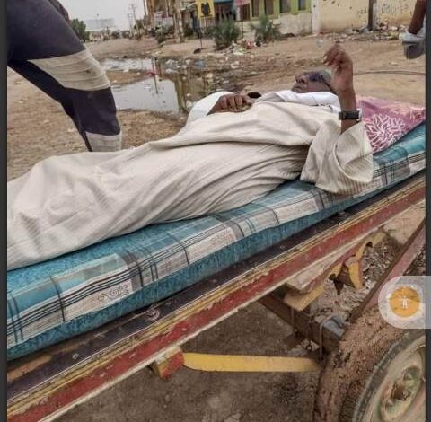 اعذرنا ياهاشم صديق.. انهم لايعرفون السودان.. صورة وهو يحمل على (ظهر كارو) 1 هاشم صديق