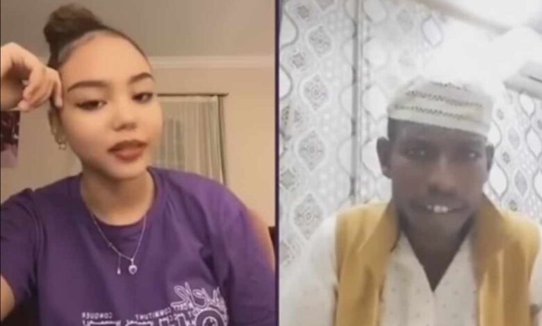 شاهد بالصورة والفيديو.. عبر بث مباشر.. شاب سوداني يعبر عن "انبراشه" في إحدى الحسناوات ويحكي لها القصة السودانية الشهيرة (أمات طه) والحسناء تتفاعل بالضحكات 1 386895911 1357157378545606 733947027063161838 n