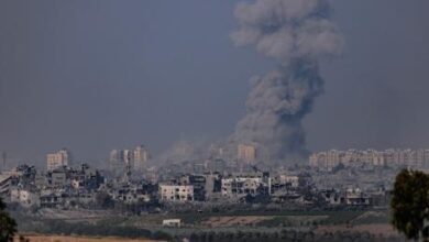 غزة انفجار