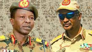 شاهد بالفيديو.. الذكاء الاصطناعي يكشف عن أول لقاء بين الكباشي وحميدتي منذ إندلاع الحرب.. جنرال الجيش يوجه سؤال لقائد الدعم السريع (ما قالوا انك توفيت دا ذكاء اصطناعي ولا شنو؟) والأخير يرد عليه: (لالا دا ذكاء حربي) 10 كباشي وحميدتي