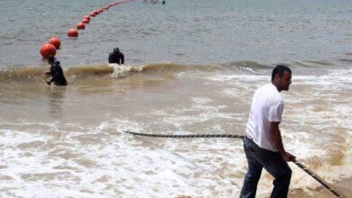 كوابل بحرية