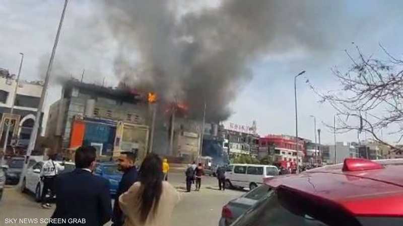 حريق مصر القاهرة