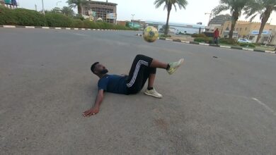 عبد الله عماد كرة استعراضية