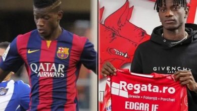 لاعب برشلونة