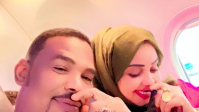 أمنية شهلي وزوجها