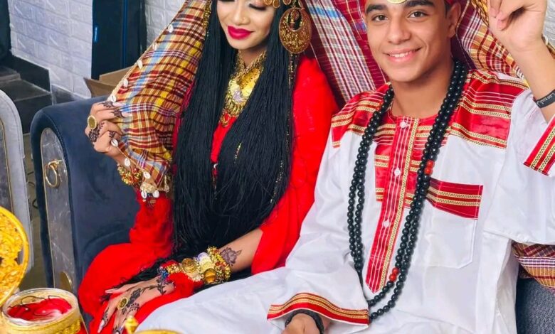 شاهد بالصورة.. زواج شاب مصري من فتاة سودانية يخطف الأضواء على مواقع التواصل الاجتماعي بالبلدين 1 461926956 939713728190456 1648192814708119406 n