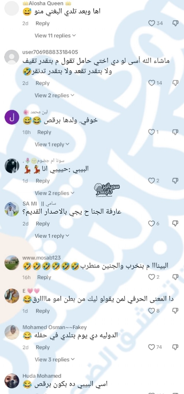 شاهد بالصور.. الجنس اللطيف بالسودان يسخر من الفنانة مروة الدولية بعد إحيائها حفل بالقاهرة وهي "حامل": (البيبي بكون برقص ويوم بتولدي في حفلة والبينا ما بنخرب والجنين منطرب) 3 465982510 974448211394175 6036842129824032883 n