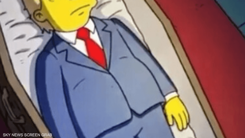 "ذا سيمبسون" يتوقع وفاة ترامب بهذا التاريخ.. حقيقة أم خيال؟ 10 ترامب