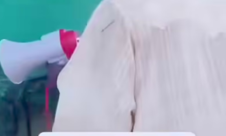 شاهد بالصورة والفيديو.. مستعيناً بــ"ميكروفون" بائع الخضار.. أب سوداني يوقظ أبنائه الشباب من النوم بطريقة طريفه وأحدهم يستيقظ مندهشاً وينفجر بالضحك 1 daaea74f 1031 4ecf a4ed e95ddd38c765