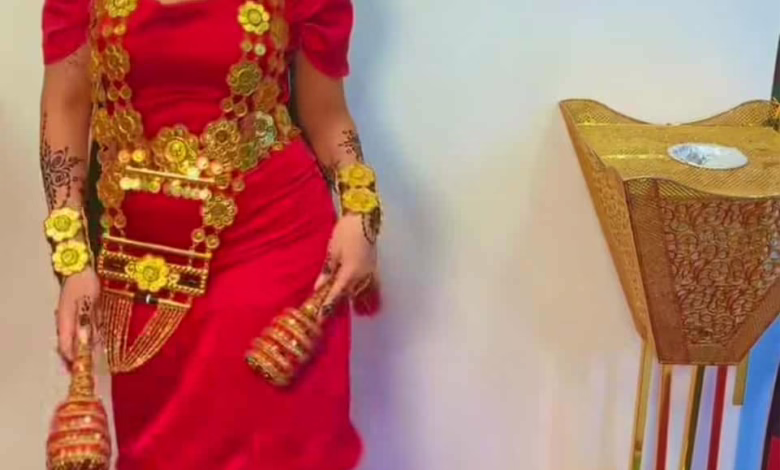 شاهد بالفيديو.. مودل مصرية حسناء ترقص بأزياء "الجرتق" على طريقة العروس السودانية وتثير تفاعلا واسعا على مواقع التواصل 1 01eac476 c5fd 4f58 b9cf c25e3802f725