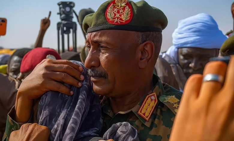 شاهد بالصورة والفيديو.. "البرهان" يظهر متأثراً ويحبس دموعه لحظة مواساته سيدة بأحد معسكرات النازحين بالشمالية والجمهور: (لقطة تجسّد هيبة القائد وحنوّ الأب، وصلابة الجندي ودمعة الوطن التي تأبى السقوط) 1 578269337 2086783468756763 4309111366256234191 n