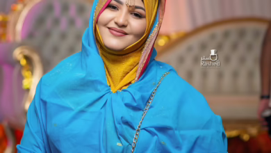 شاهد بالصور.. الشاعرة والإعلامية نضال الحاج تخطف الأضواء وتسحب البساط من الجميع في حفل زفاف "ريماز" بأناقتها بالحجاب 3 نضال الحاج