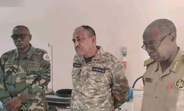 جولة تفقدية لوالي سنار لمركز الأطراف الصناعية بسنجة 1 1769692735778