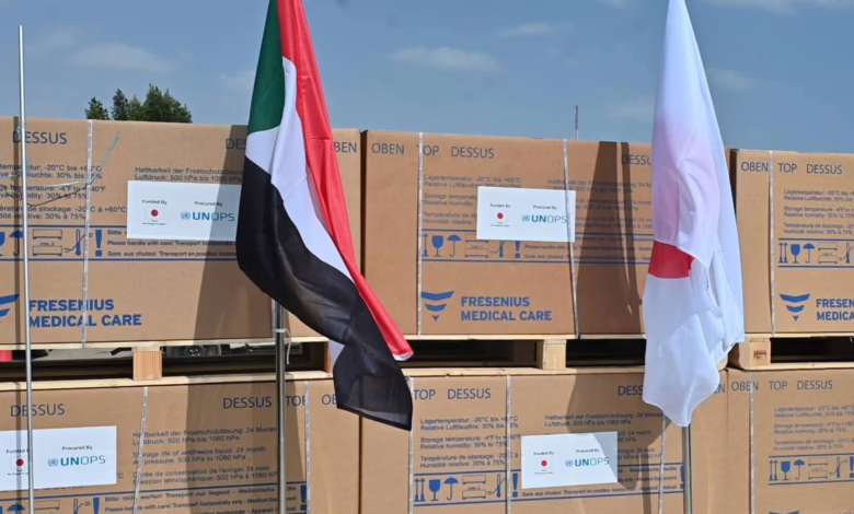 دعم بالأجهزة والمعدات الطبية من حكومة اليابان للسودان عبر منظمة UNOPS 1 FB IMG 1769341403925
