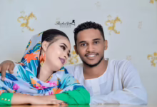 إيمان الشريف وزوجها