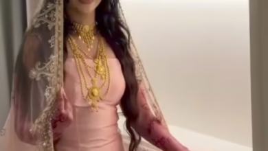 شاهد بالصور والفيديو.. عروس الموسم الحسناء "هند" تخطف الأضواء في جلسة تصوير زفافها وتستعرض جمالها بوصلة رقص ملفتة 2 هند عوض