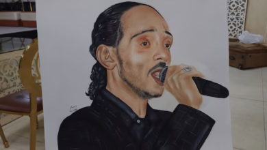 محمود عبد العزيز لوحة