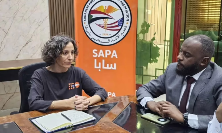منظمة سابا بالسودان تستقبل الممثلة المقيمة لصندوق الأمم المتحدة للسكان 1 1772618522159