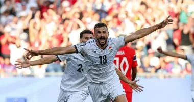 أيمن حسين يسطر تاريخاً جديداً للعراق بهدفه في كأس العالم 2026 2 202606170332253225 427