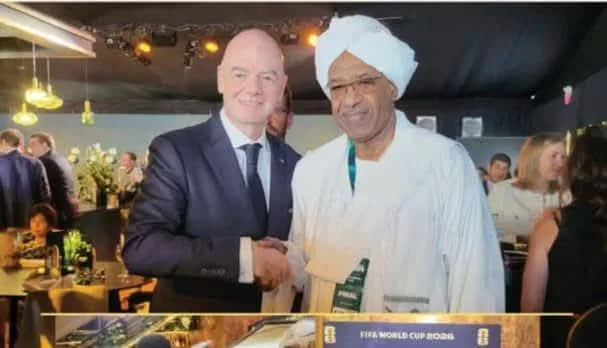 رئيس الفيفا يشيد بعودة النشاط الكروي و يتعهّـد بدعم الاتحاد السوداني لكرة القدم 3 FB IMG 1784545290040