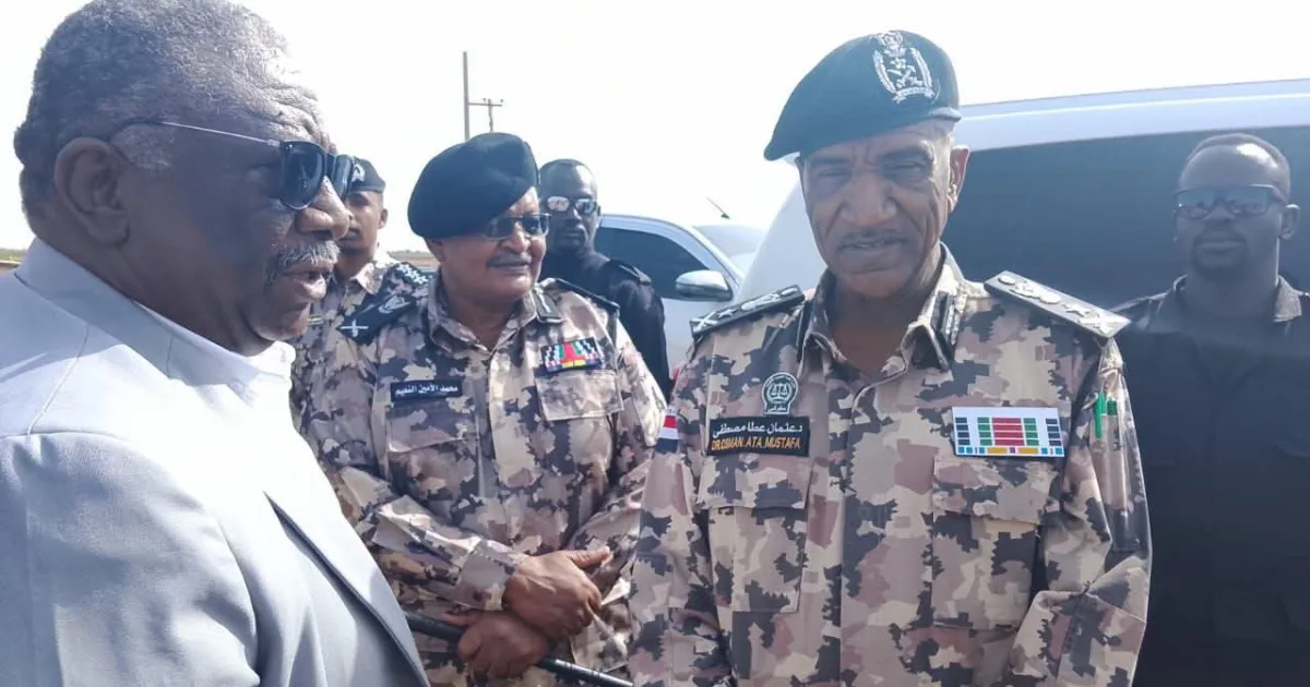 مدير عام قوات الدفاع المدني يصل إلى مدني 2 FB IMG 1786018248008