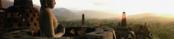 معبد "بوروبودور" البوذي في جزيرة جاوة الإندونيسية، أكبر وأهم معبد بوذي خارج الهند. ويقدر مؤرخون أن المعبد قد بني بين 790 و860 بعد الميلاد 10 1168