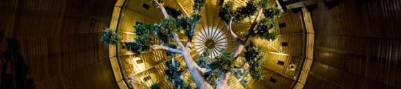 "شجرة الحياة" - هذه القطعة الفنية البالغة من الطول 42 متراً هي عمل فني مشترك لنحات ألماني مشهور هو فولفغانغ فولتس والمختص في فن الإضاءة هيريبرت سيبولسكا. 26 1171