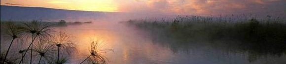 مشهد للغروب من بحيرة الحولة - فلسطين 26 1239