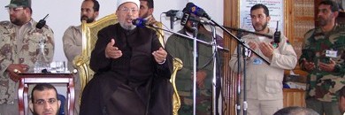 القرضاوي: ليبيا عادت لجذورها الإسلامية -الجمعة 9-12-2011 26 2101