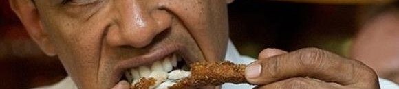 الرئيس الأمريكي أوباما يتناول طعامه المفضل! 26 3126