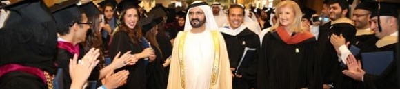 محمد بن راشد يشهد تخريج دفعة جديدة من الجامعة الأمريكية في دبي - مايو 2013م 10 3509