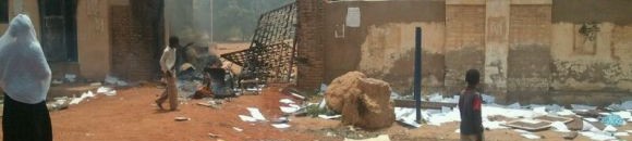 حرق مكاتب وحدة الأزهري الإدارية 10 3926