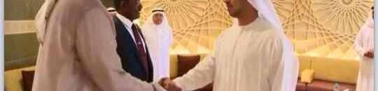 الشيخ محمد بن زايد آل نهيان وشيخ الأمين يونيو 2014 26 4536