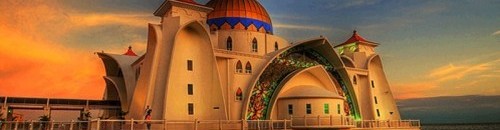 مسجد مبني علي جزيرة اصطناعية بماليزيا 26 471