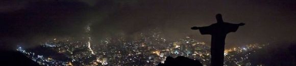 تمثال المسيح ريودي جانيرو - لقطة مأخوذة ليلة يوم الأرض 26 768